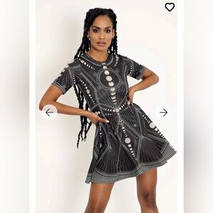 Blackmilk Moon Phases Evil Tee Dress